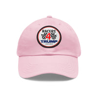 Racers 4 Trump Dad Hat with Leather Patch