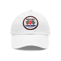 Racers 4 Trump Dad Hat with Leather Patch