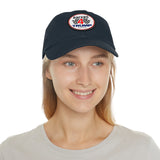 Racers 4 Trump Dad Hat with Leather Patch