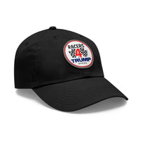 Racers 4 Trump Dad Hat with Leather Patch