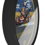 Kart Racing at Circuit Du Mans Wall Clock