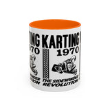 Coffee Mug - Vintage Karting 1970 Sidewinder Revolution Design