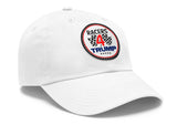 Racers 4 Trump Dad Hat with Leather Patch