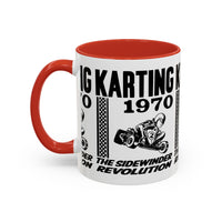 Coffee Mug - Vintage Karting 1970 Sidewinder Revolution Design