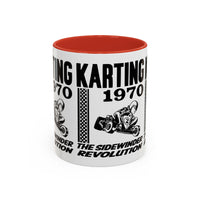 Coffee Mug - Vintage Karting 1970 Sidewinder Revolution Design