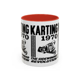 Coffee Mug - Vintage Karting 1970 Sidewinder Revolution Design