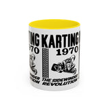 Coffee Mug - Vintage Karting 1970 Sidewinder Revolution Design