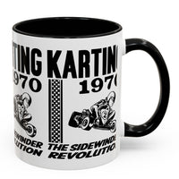 Coffee Mug - Vintage Karting 1970 Sidewinder Revolution Design