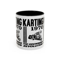 Coffee Mug - Vintage Karting 1970 Sidewinder Revolution Design