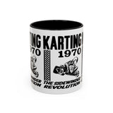 Coffee Mug - Vintage Karting 1970 Sidewinder Revolution Design