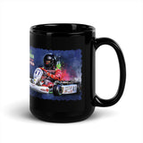 Kart Racing Tony Kart powered by Parilla Black Glossy Mug