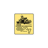 Vintage Karting Race Buckmore Park Kent England Bubble-free Stickers