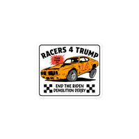 Racers 4 Trump Team MAGA 24 "End the Biden Demo Derby" Bubble-free stickers