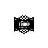 Racers 4 Trump Team MAGA 24 Bubble-free stickers