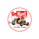 Vintage Karting GO-KART Bubble-free stickers