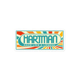 Vintage Karting Hartman "Race Like a Legend" 70's Colors Bubble-free stickers