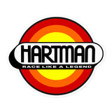 Vintage Karting Hartman "Race Like a Legend" vintage Simpson colors Bubble-free stickers