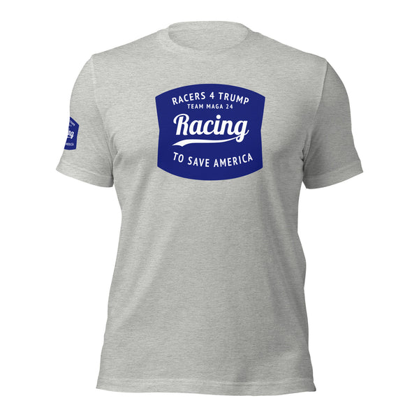 Racers 4 Trump "Racing to Save America" Team MAGA 24 Unisex T-shirt