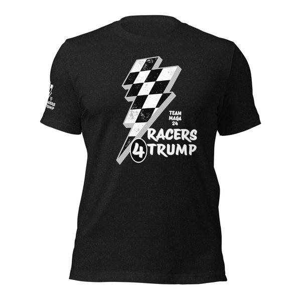 Racers 4 Trump Lightning Bolt Team MAGA 24 Unisex T-shirt