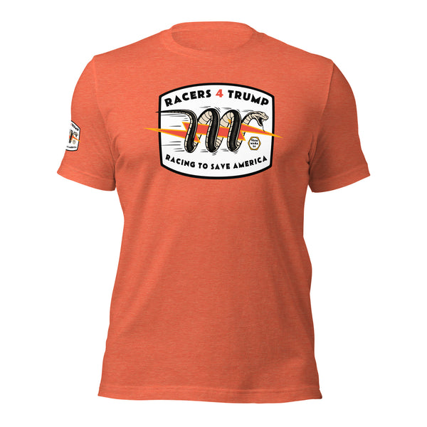 Racers 4 Trump Team MAGA 24 Lightning Snake Unisex T-shirt
