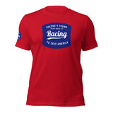 Racers 4 Trump "Racing to Save America" Team MAGA 24 Unisex T-shirt