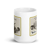 Vintage Karting Jim Rathman's Xterminator World Champion White glossy mug