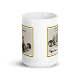 Vintage Karting Jim Rathman's Xterminator World Champion White glossy mug