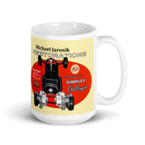 Vintage Karting Simplex Challenger with Twin Clinton E65 Race Engines MJR Premium Coffee Mug