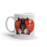 Vintage Karting Simplex Challenger with Twin Clinton E65 Race Engines Coffee Mug