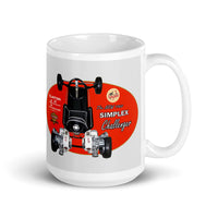 Vintage Karting Simplex Challenger with Twin Clinton E65 Race Engines Coffee Mug