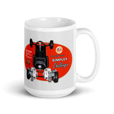 Vintage Karting Simplex Challenger with Twin Clinton E65 Race Engines Coffee Mug